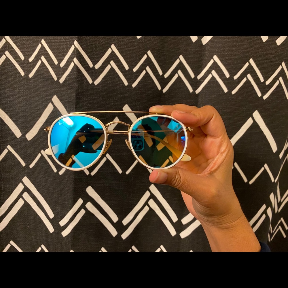 Ray-Ban Blue Mirror Sunglasses